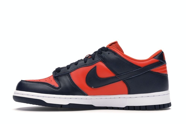 nike dunk low university orange marine