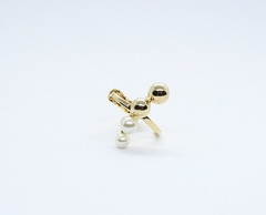 Arete con perlas