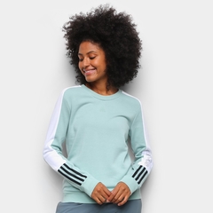 MOLETOM ADIDAS COLOR BLOCK FEMININO