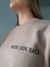 BUZO CLÁSICO frase ''NEVER LOOK BACK'' - tienda online