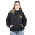 MAXI BUZO CON CAPUCHA frase'' I never give up what I want'' - comprar online
