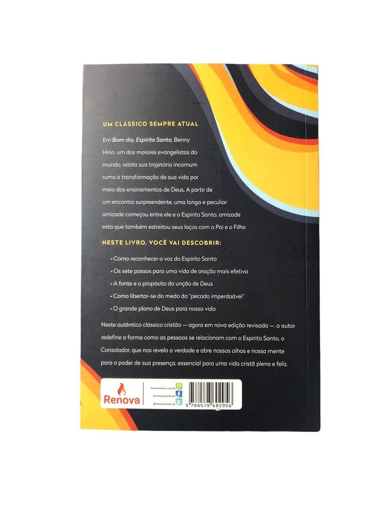 Livro Bom Dia Espirito Santo - EG LIVRARIA E PRESENTES Livro Bom Dia Espirito Santo - EG LIVRARIA E PRESENTES