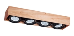 Aplique Plafon Movil 4 luces Madera AR111 - comprar online
