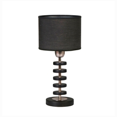 Lampara Velador Mesa Madera Diseño Pantalla - comprar online