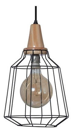 Lampara Colgante Jaula Farol Hierro Vintage - comprar online
