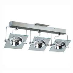 Plafon Minimalista 3 Luces Lineal AR111