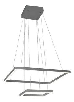Colgante Doble Quadra Led 30x30 60x60 NEGRO NKL - Artyluz