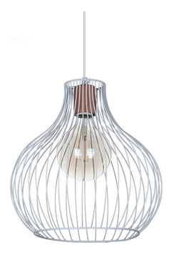Lampara Colgante Jaula Nordica Hierro Vintage - comprar online