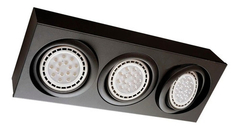 Aplique Plafon Techo Rectangular AR111 3 Luz Lamparas - comprar online
