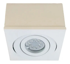 Aplique Plafon Techo Cuadrado 1 Lampara gu10