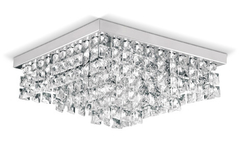 Plafón Cristal K9 Piazza Pietra 5xG9 - comprar online
