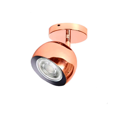 Aplique Barral Cromo Cobre Mini Mun 1 Luz Bocha Moderno gu10
