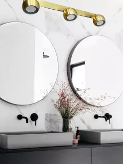 Aplique Techo Pared Dorado Mini Mun 3 Luces gu10 - Artyluz