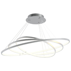 COLGANTE SATURNO TRIPLE ARO LED CIRCULAR 60/80/100CM 146W NKL