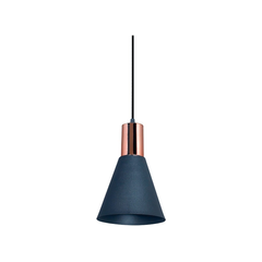 COLGANTE 1 LUZ PANTALLA EMBUDO LINEA OSTENDE SJI