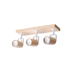 Aplique Pared 3L Nórdico Madera Minimalista LED Carilux