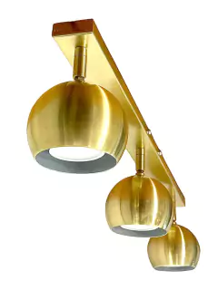 Aplique Techo Pared Dorado Mini Mun 3 Luces gu10 - comprar online