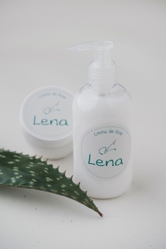 Crema de Aloe en Envase vertedor de 200 c.c. - Jabones Lena