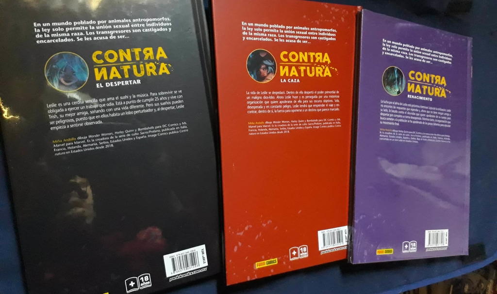 CONTRANATURA: TOMOS 1 - 2 & 3 - MIRKA ANDOLFO - PANINI COMICS - TAPA DURA