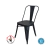 Silla Tolix con Asiento de chapa en Negro Microtexturado en internet