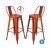 Banquetas Tolix asiento de Chapa Rojo - sillas-online.com