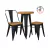 Mesa Tolix auxiliares de 50 cm de diámetro - comprar online