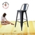Banquetas Tolix con respaldo, asiento de Chapa - comprar online