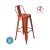 Banquetas Tolix asiento de Chapa Rojo