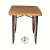 Mesa Tolix Alta tapa de 70cm x 70cm con Engrosado de 42 mm - tienda online