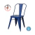 Silla Tolix con asiento de Chapa en color Azul