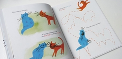 Gato rojo gato azul - Librería online El gato Neftalí