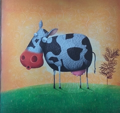 Cuero negro, vaca blanca - Librería online El gato Neftalí