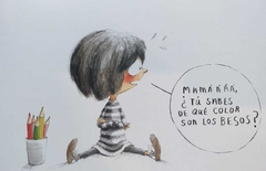 ¿De que color es un beso ? Cartoné en internet
