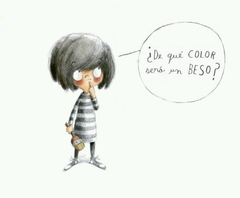 ¿De que color es un beso ? Cartoné en internet