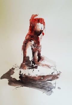 Marina Arrieta. Serie Desnudos, 2019 50x35 cm - comprar online