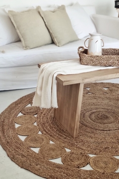 Alfombra de yute. 1,50m Calidad premium en internet