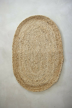 ALFOMBRA AGRA 100% YUTE NATURAL- Ovalada en internet