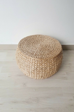 Puff fibras naturales - 32x22cm-