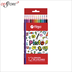 Lapices de colores largos x12 unid. Filgo (8340)