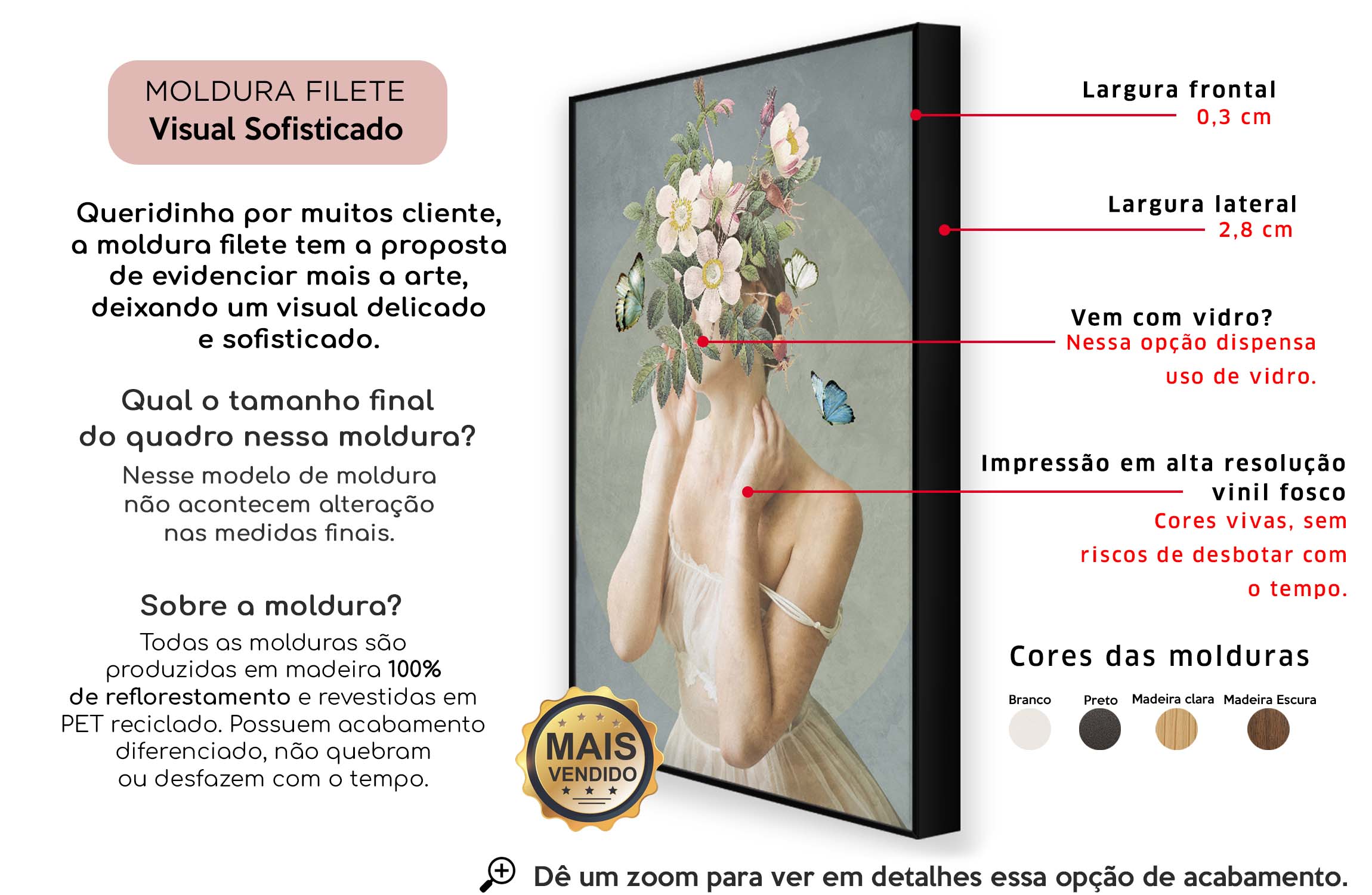 Arte Digital Quadro - Se vens por bem podes entrar