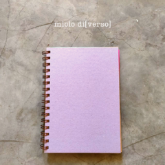 Caderno miolo di[verso] - wire-o