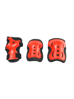 Set de Protecciones Boissy Tripack: Rodillera Codera Muñequera Color ROJO en internet