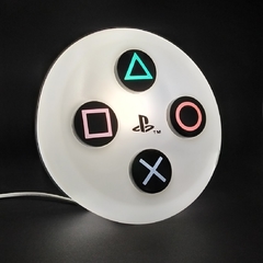 Luminária Playstation Botão - just4me