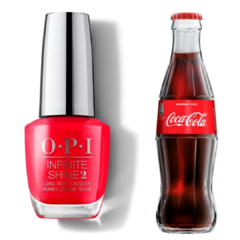 OPI Infinite Shine 2: Esmalte Opi de Larga Duracion (15 ml) | 5 Colores (Coca-Cola Red, Black Onyx, Taupe-less Beach, Malaga Wine, Tickle My France-y)