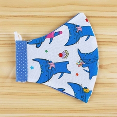 Kit de Máscara Infantil de 07 a 12 anos - Blue Cats - comprar online