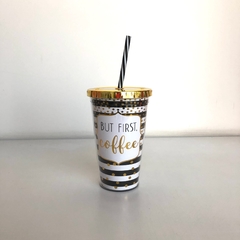 Vaso con tapa