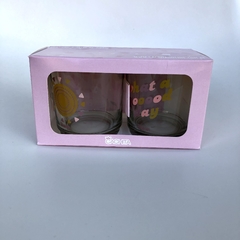 Tazas de vidrio x2 - comprar online