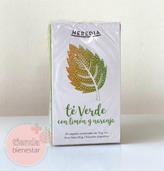 Te verde con naranja y limón