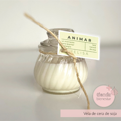 Vela de cera de soja
