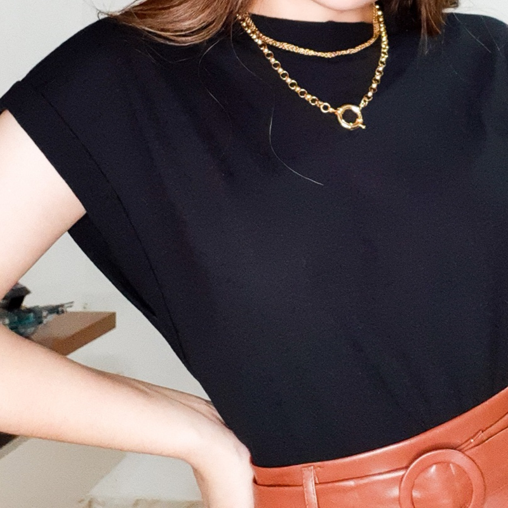 Muscle tee sem ombreira Clearance